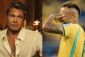 布拉德·皮特调侃：我准备开一门假摔表演课，先从内马尔教起